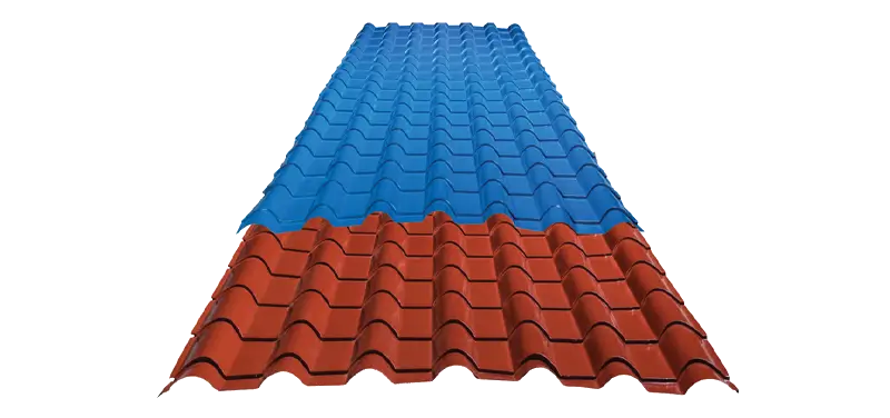 colour coated tile roof sheets