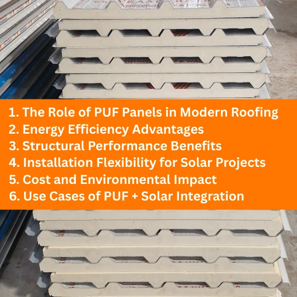 1. The Role of PUF Panels in Modern Roofing
2. Energy Efficiency Advantages
3. Structural Performance Benefits
4. Installation Flexibility for Solar Projects
5. Cost and Environmental Impact
6. Use Cases of PUF + Solar Integration