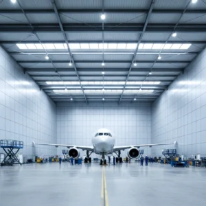 Clean room panel for Aerospace Warehouse or Aircraft Maintenance Unit