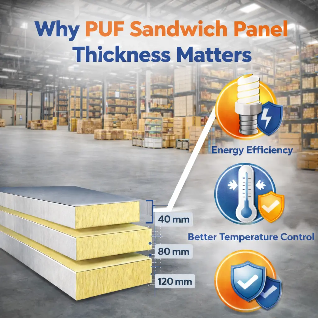 Why PUF Sandwich Panel Thickness Matters