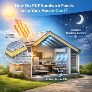 How Do PUF Sandwich Panels Keep Your House Cool?