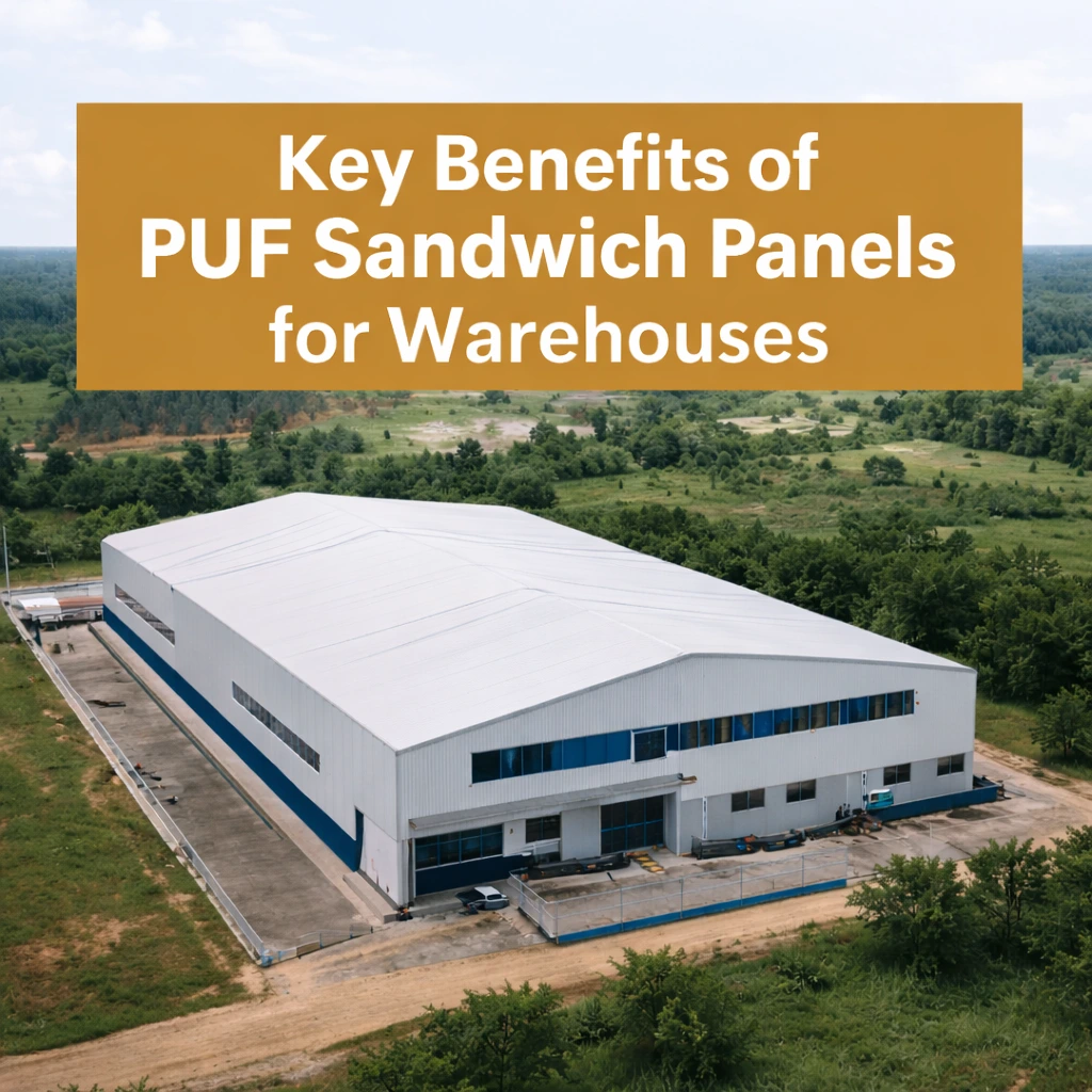 Key Benefits of PUF Sandwich Panels for Warehouses