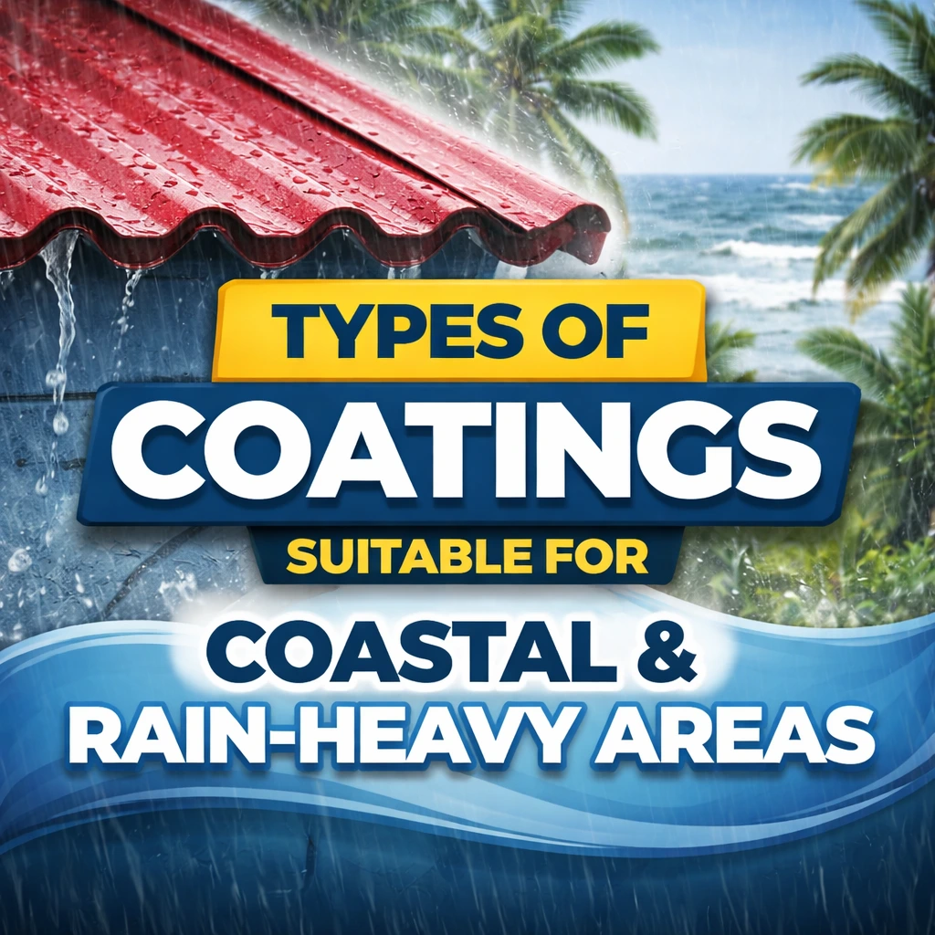 Types of Coatings Suitable for Coastal & Rain-Heavy Areas