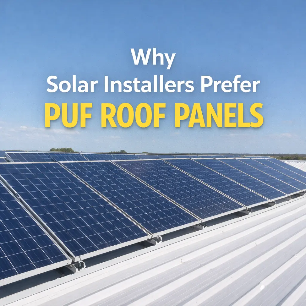 Why Solar Installers Prefer PUF Roof Panels