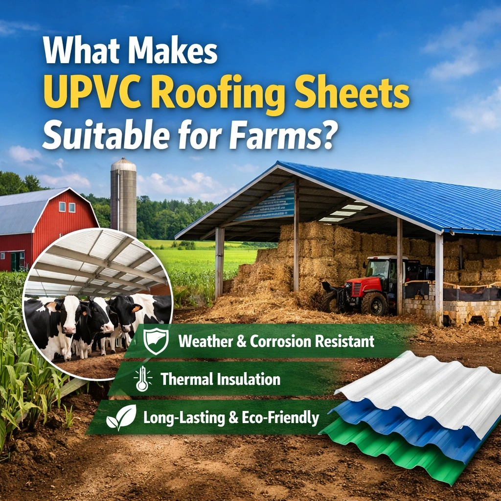 What Makes UPVC Roofing Sheets Suitable for Farms