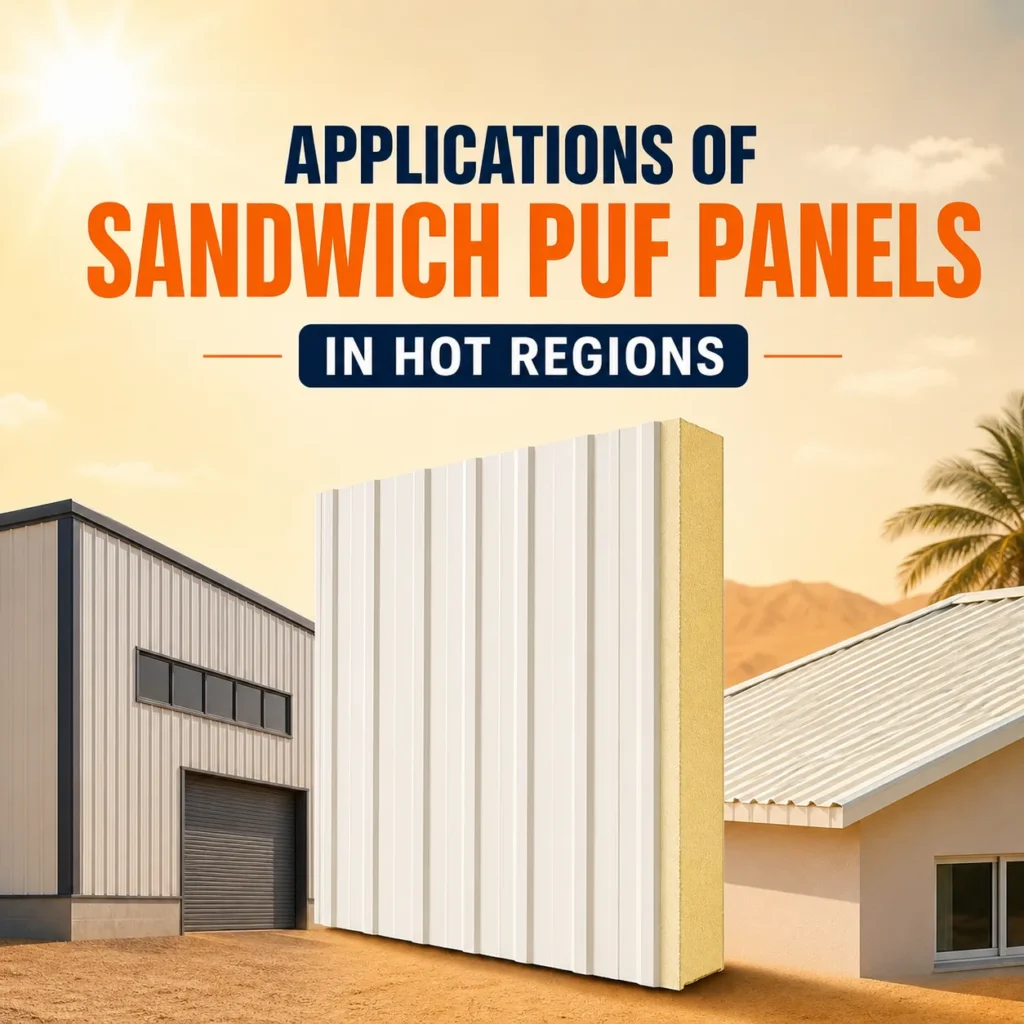 Applications of Sandwich PUF Panels in Hot Regions