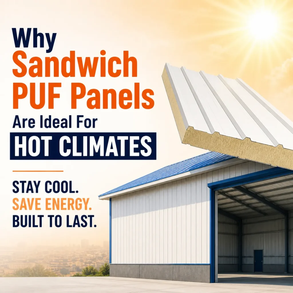Why Sandwich PUF Panels Are Ideal for Hot Climates