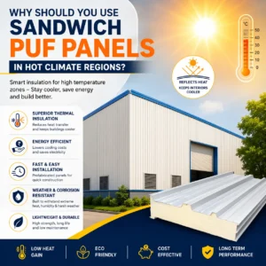Why Should You Use Sandwich PUF Panels in Hot Climate Regions