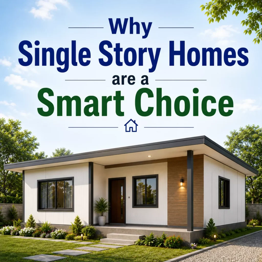 Why Single Story Homes are a Smart Choice