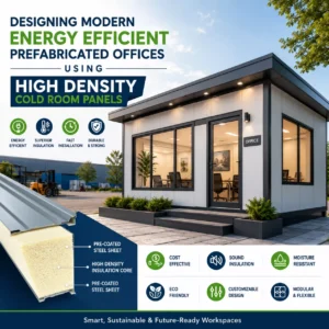 Designing Modern Energy Efficient Prefabricated Offices Using High Density Cold Room Panels