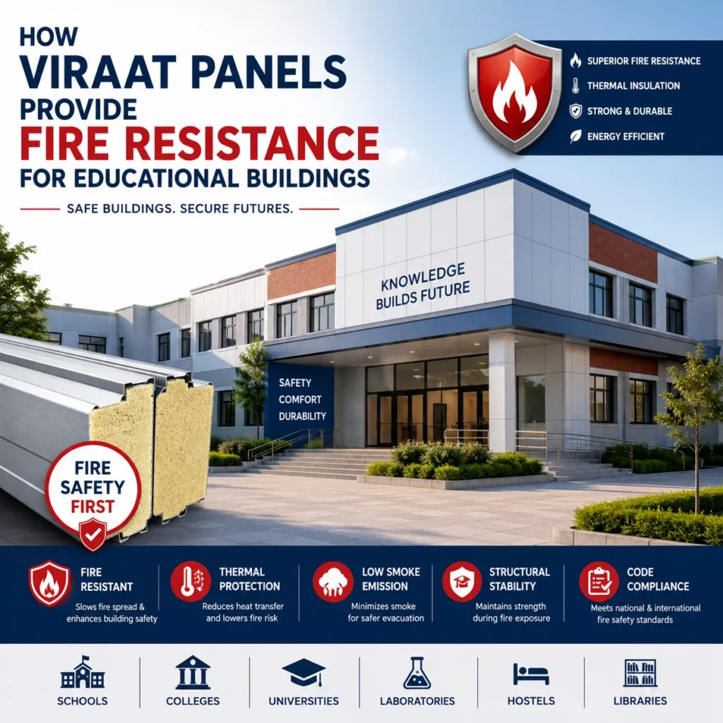 How Viraat Panels Provide Fire Resistance for Educational Buildings