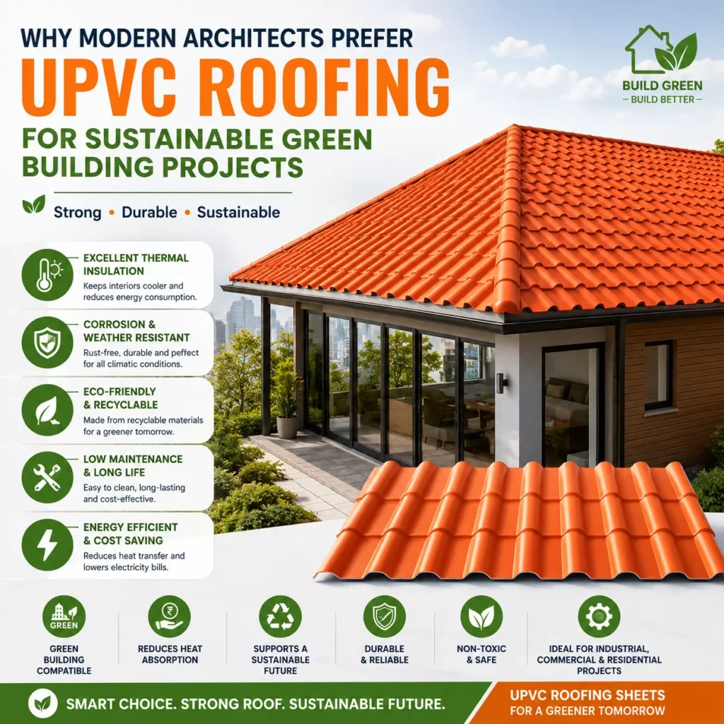 Why Modern Architects Prefer UPVC Roofing for Sustainable Green Building Projects