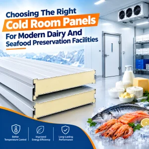 Choosing the Right Cold Room Panels for Modern Dairy and Seafood Preservation Facilities